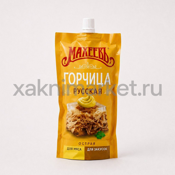 Горчица Русская дой-пак 140г *18 Махеевъ