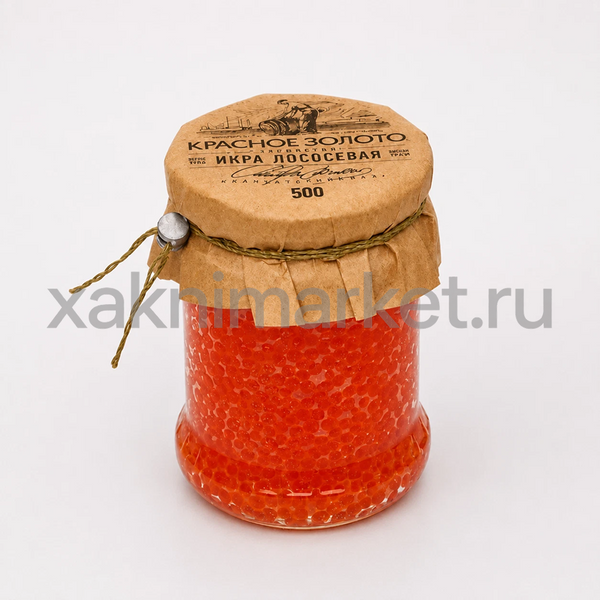 Икра горбуши с/б Красное золото 500 гр